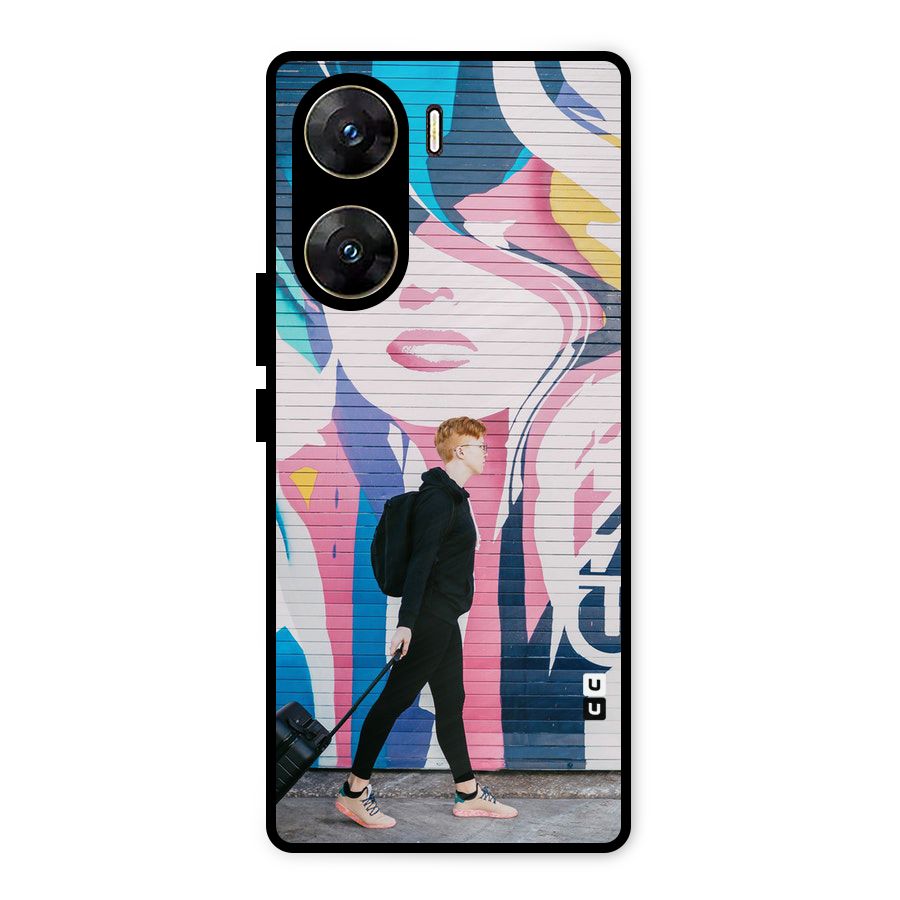 Backpacker Metal Back Case for Vivo V29e