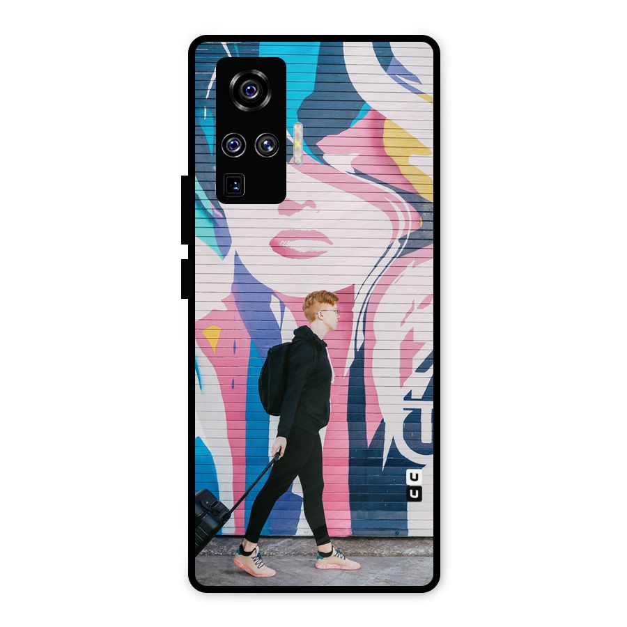 Backpacker Metal Back Case for Vivo X50 Pro