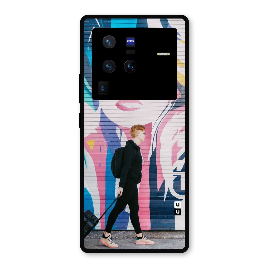 Backpacker Metal Back Case for Vivo X80 Pro