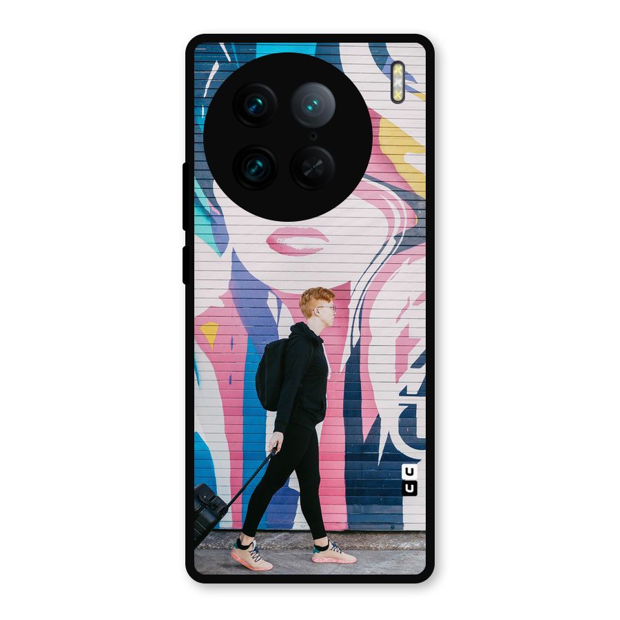 Backpacker Metal Back Case for Vivo X90 Pro