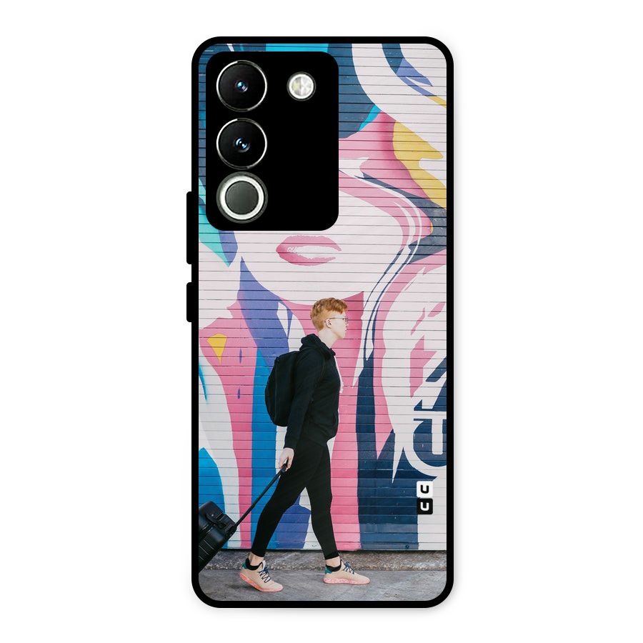 Backpacker Metal Back Case for Vivo Y200