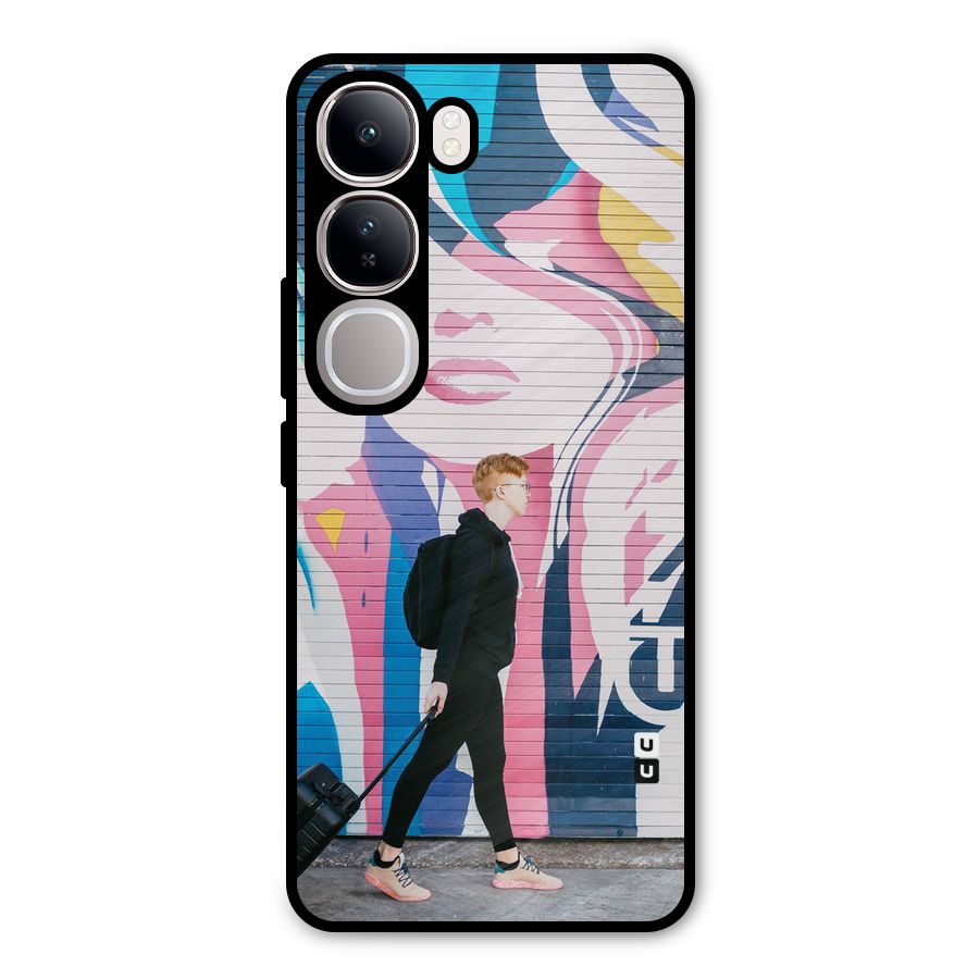 Backpacker Metal Back Case for Vivo Y300