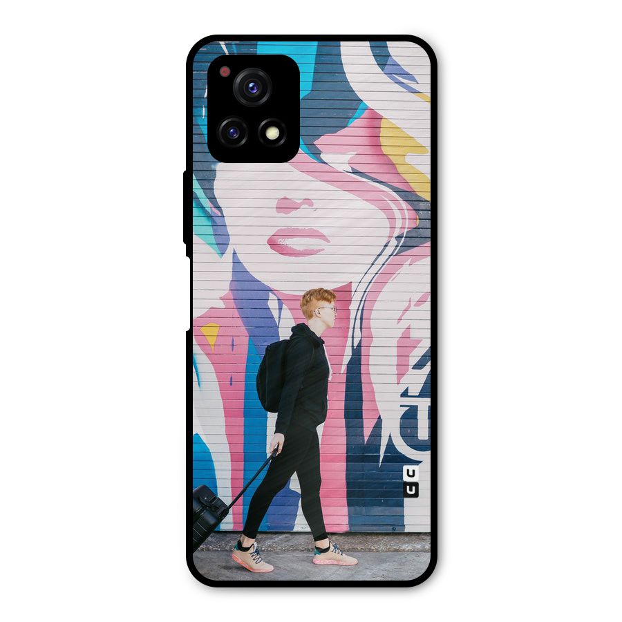 Backpacker Metal Back Case for Vivo Y72 5G