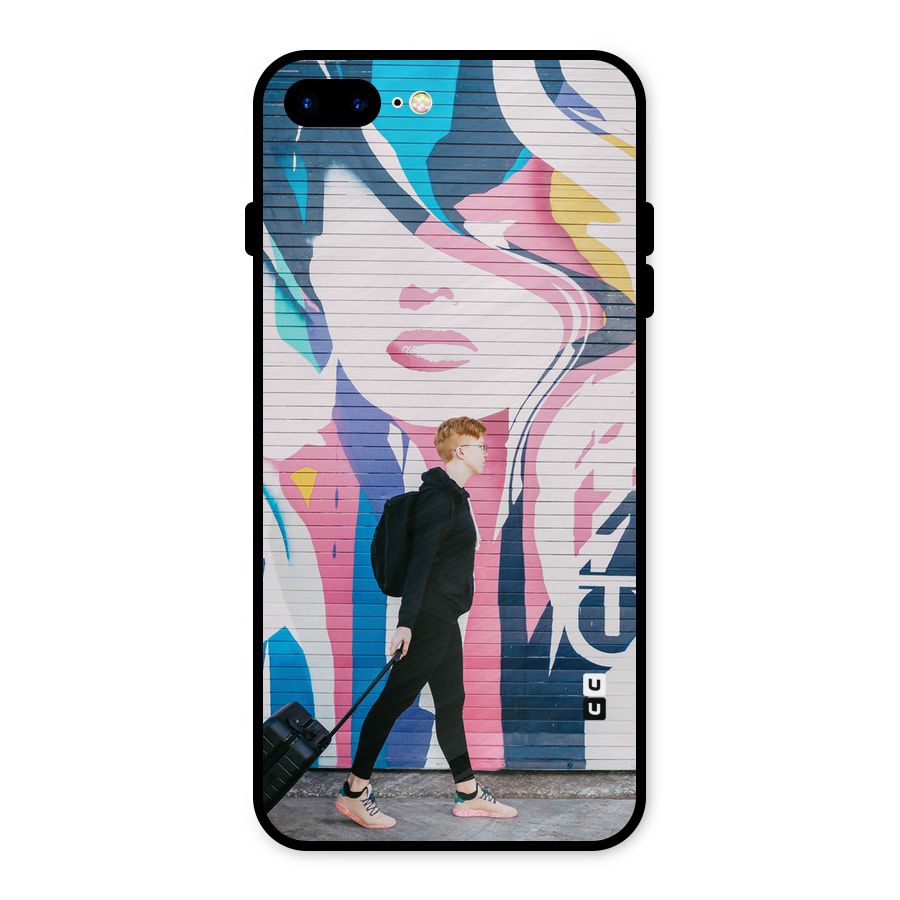Backpacker Metal Back Case for iPhone 8 Plus