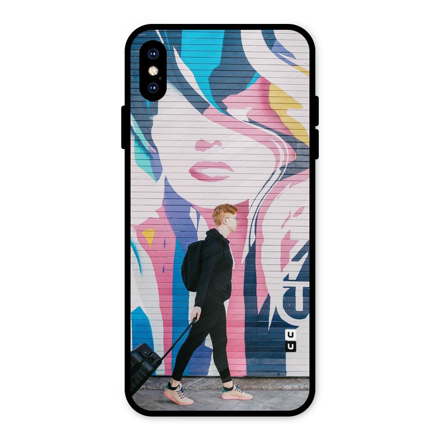 Backpacker Metal Back Case for iPhone XS Max