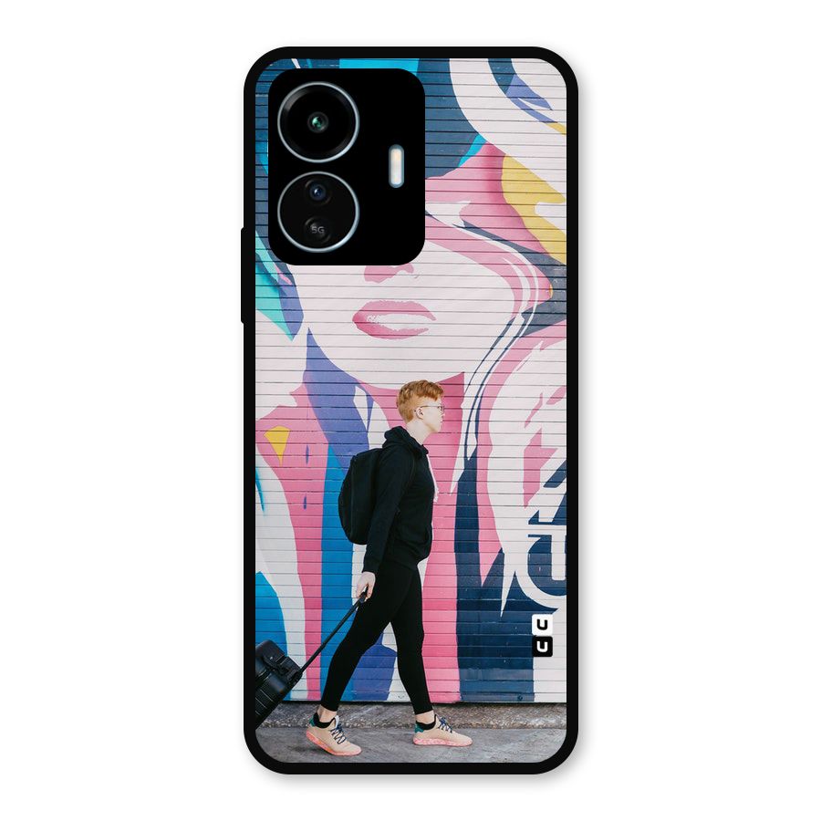 Backpacker Metal Back Case for vivo iQOO Z6 Lite 5G