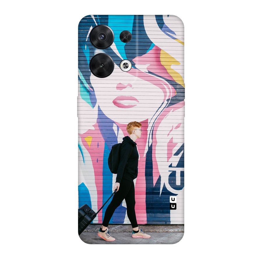 Backpacker Original Polycarbonate Back Case for Oppo Reno8 5G