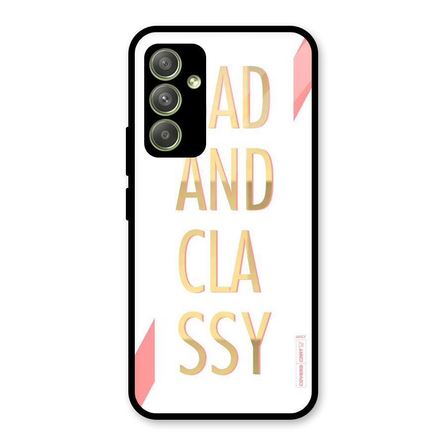Bad And Classy Glass Back Case for Galaxy A54