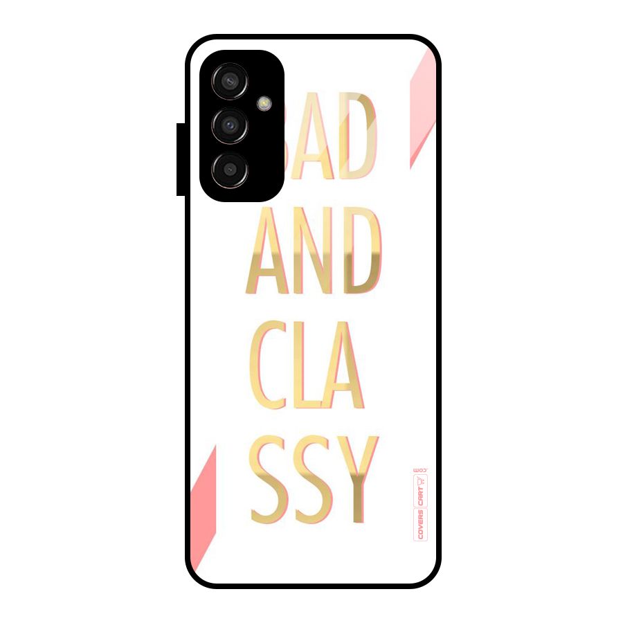 Bad And Classy Glass Back Case for Galaxy F13