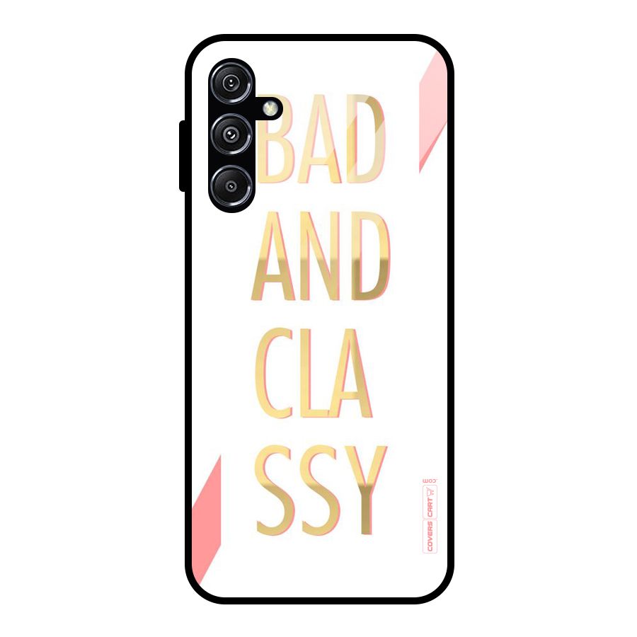 Bad And Classy Glass Back Case for Galaxy M34 5G