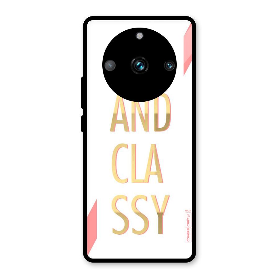 Bad And Classy Glass Back Case for Realme 11 Pro Plus