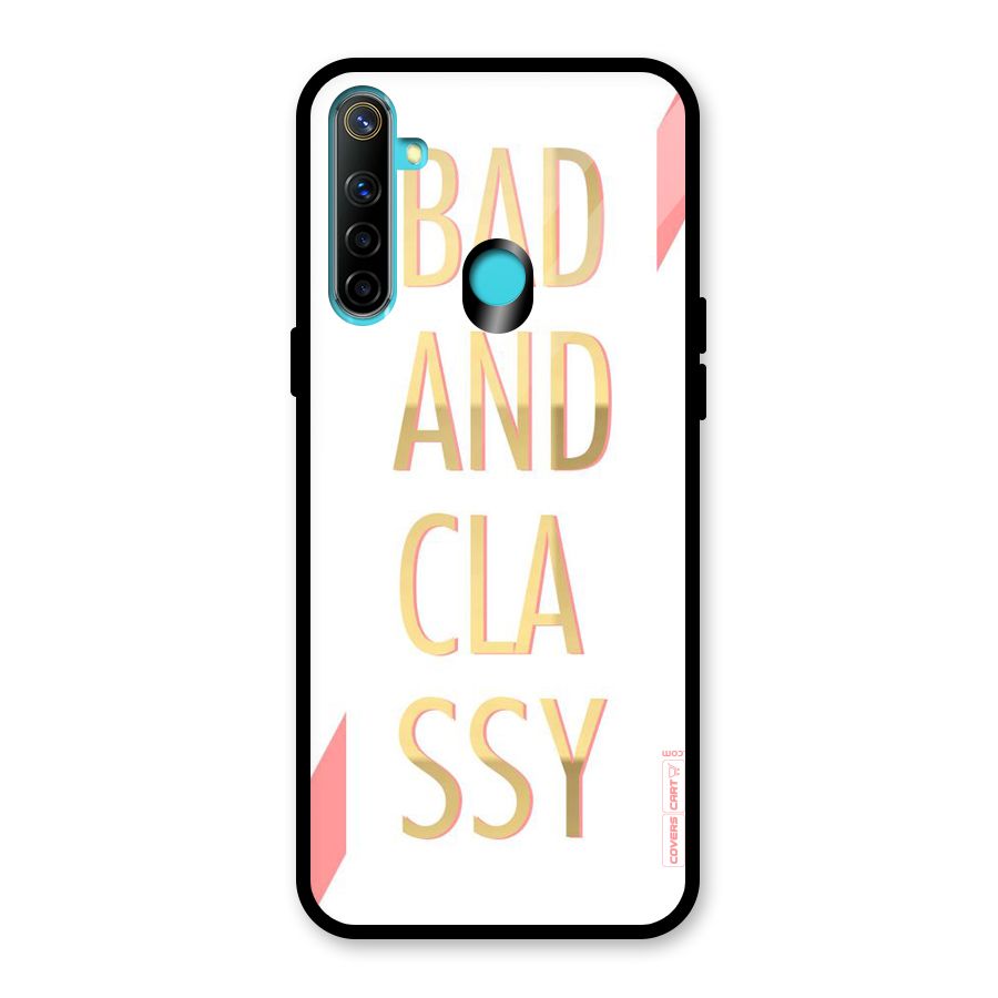 Bad And Classy Glass Back Case for Realme 5