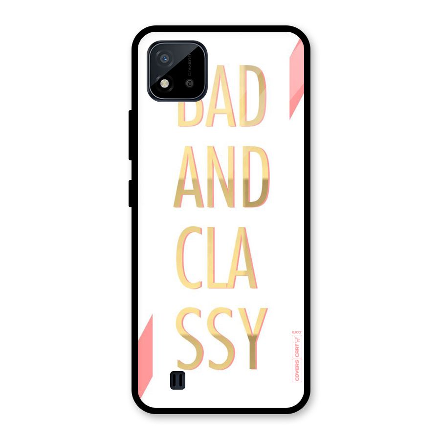 Bad And Classy Glass Back Case for Realme C11 2021