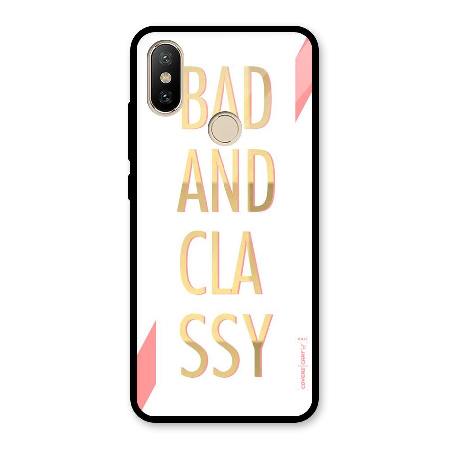 Bad And Classy Glass Back Case for Redmi A2