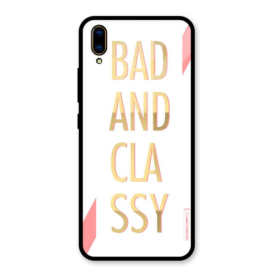 Bad And Classy Glass Back Case for Vivo V11 Pro