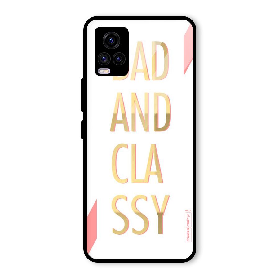 Bad And Classy Glass Back Case for Vivo V20 2021