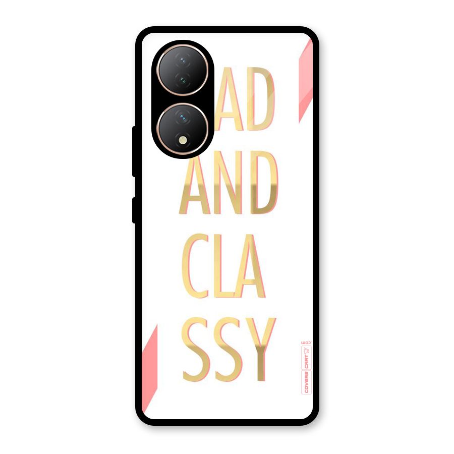 Bad And Classy Glass Back Case for Vivo Y100A