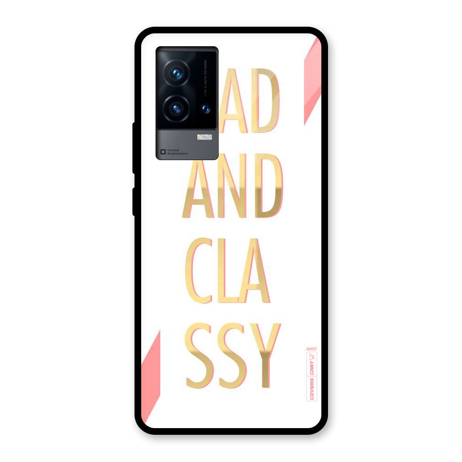 Bad And Classy Glass Back Case for iQOO 9 5G