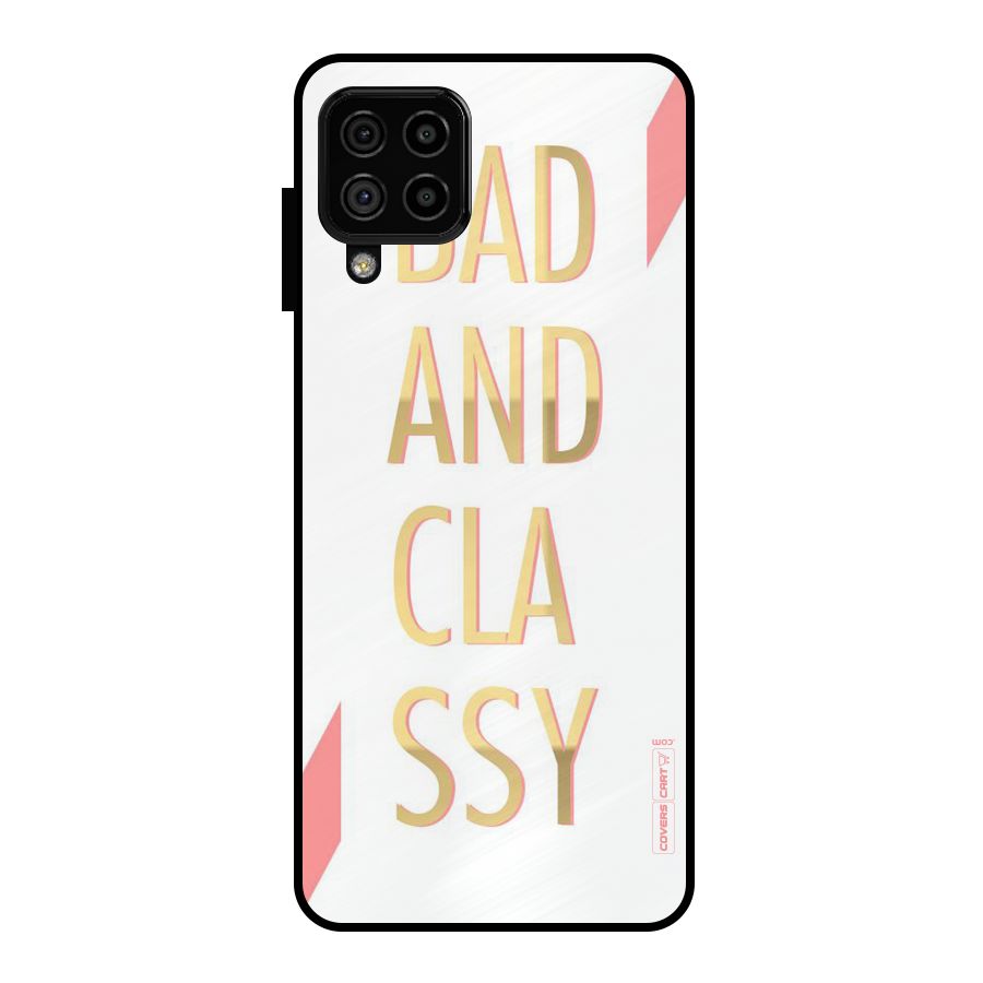 Bad And Classy Metal Back Case for Galaxy A22 4G