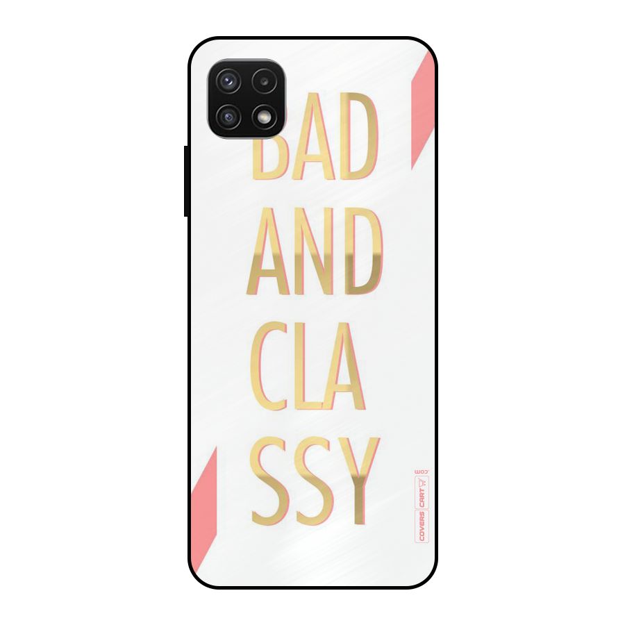 Bad And Classy Metal Back Case for Galaxy A22 5G
