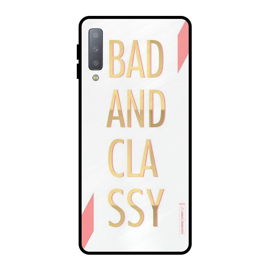Bad And Classy Metal Back Case for Galaxy A7 (2018)
