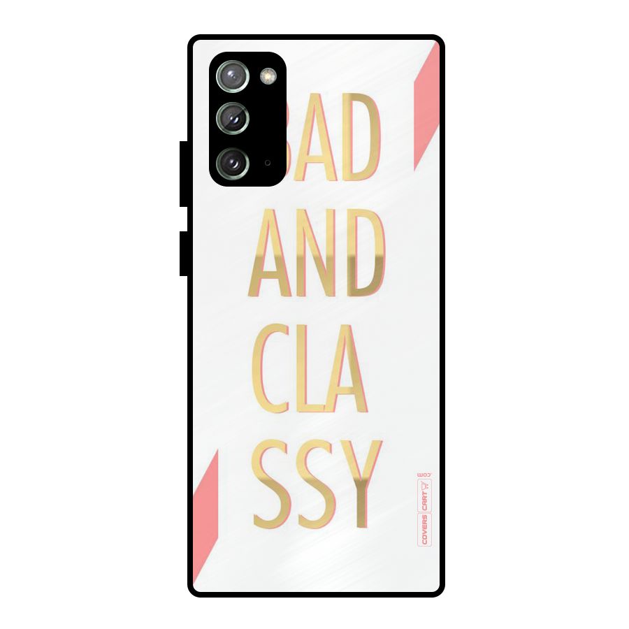 Bad And Classy Metal Back Case for Galaxy Note 20