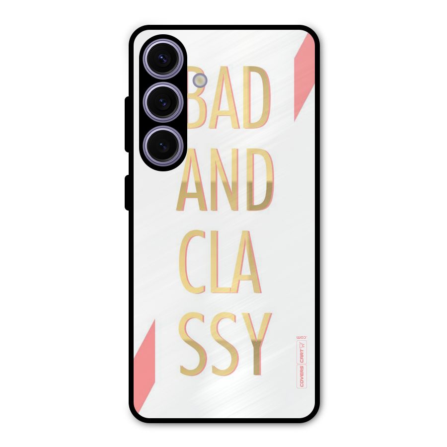 Bad And Classy Metal Back Case for Galaxy S24