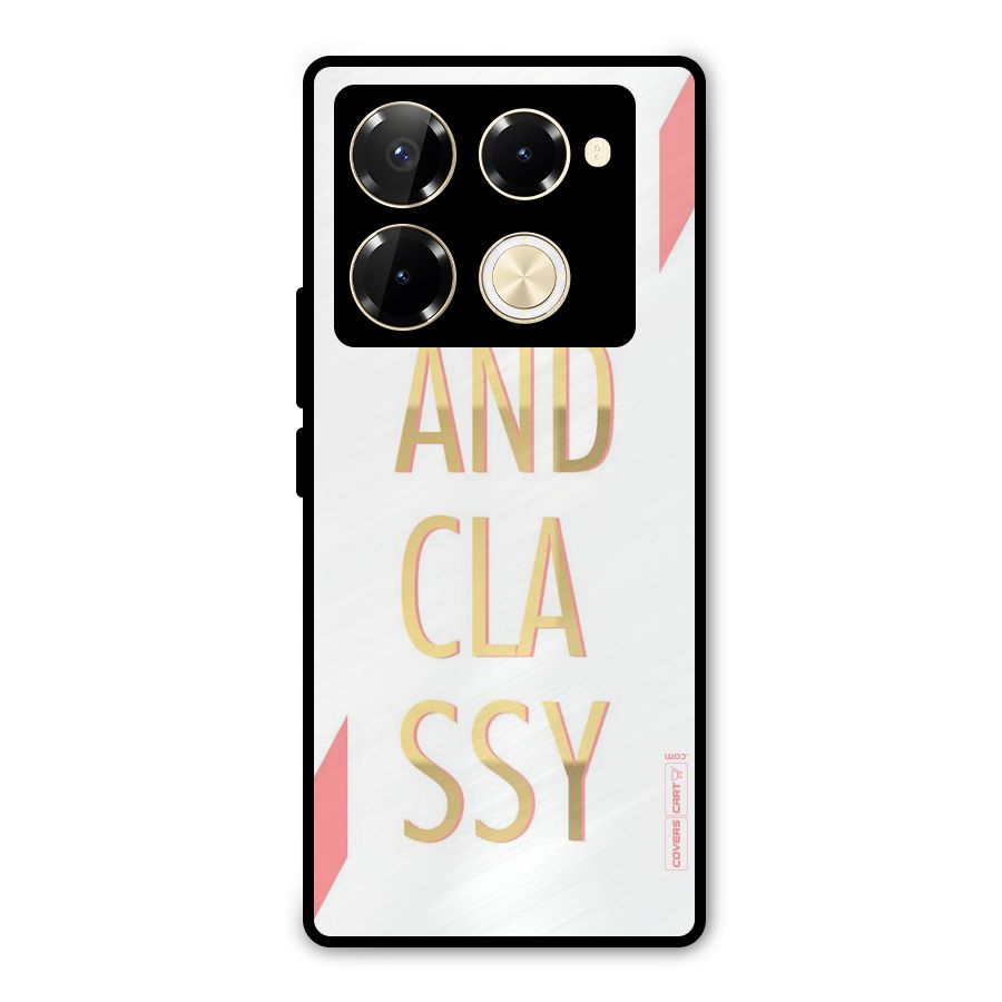 Bad And Classy Metal Back Case for Infinix Note 40 Pro