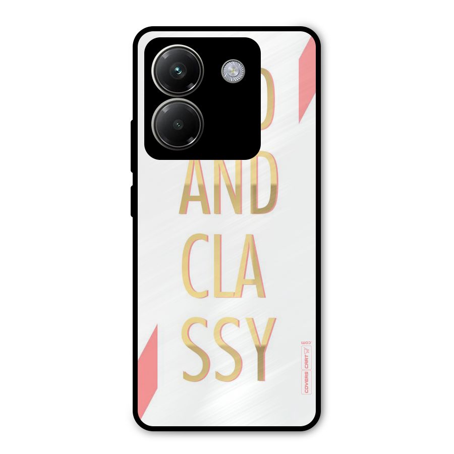 Bad And Classy Metal Back Case for Poco M7 Pro 5G
