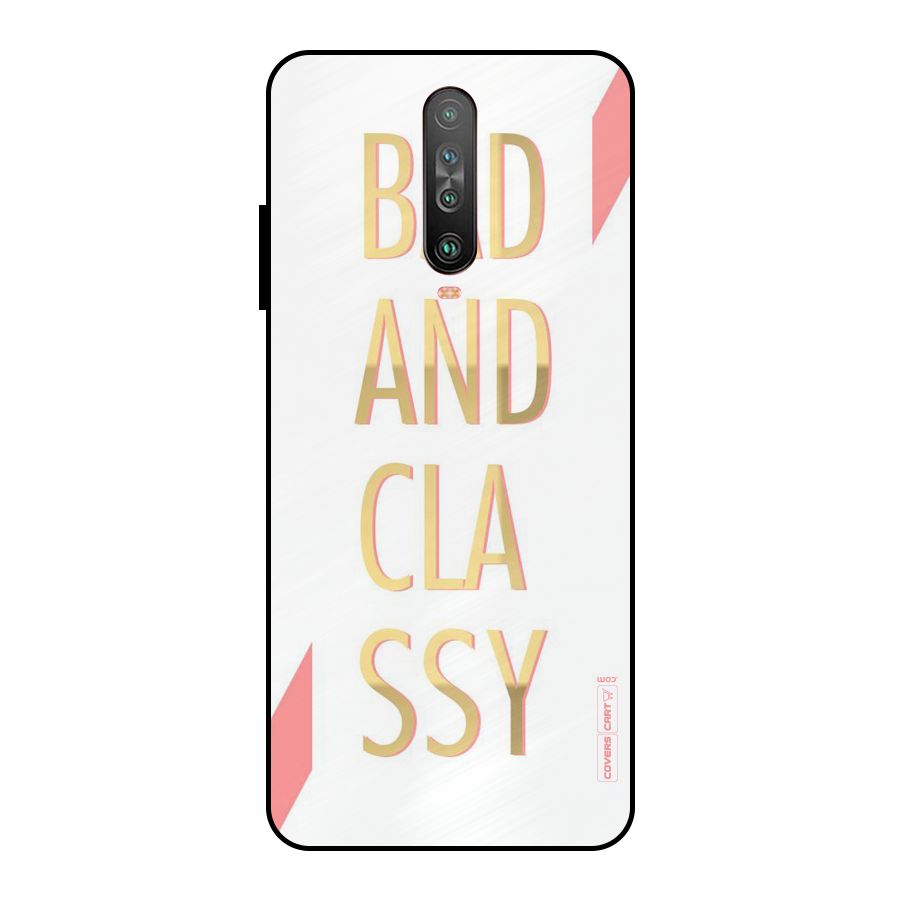 Bad And Classy Metal Back Case for Poco X2