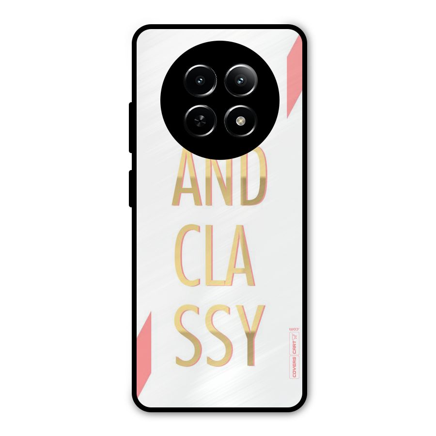 Bad And Classy Metal Back Case for Realme 13