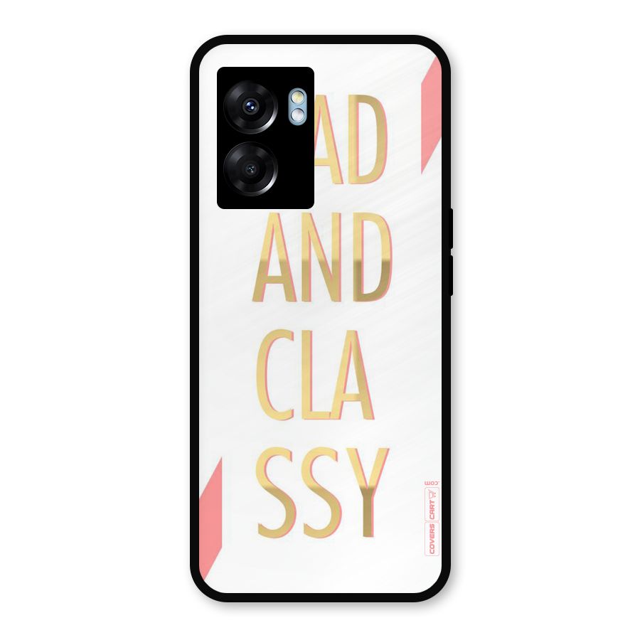 Bad And Classy Metal Back Case for Realme Narzo 50 5G