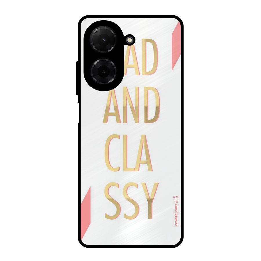 Bad And Classy Metal Back Case for Redmi A5 4G
