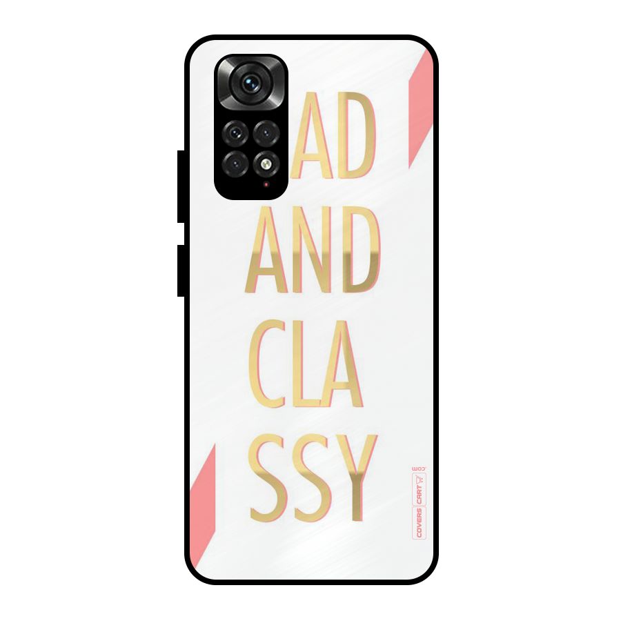 Bad And Classy Metal Back Case for Redmi Note 11 Pro