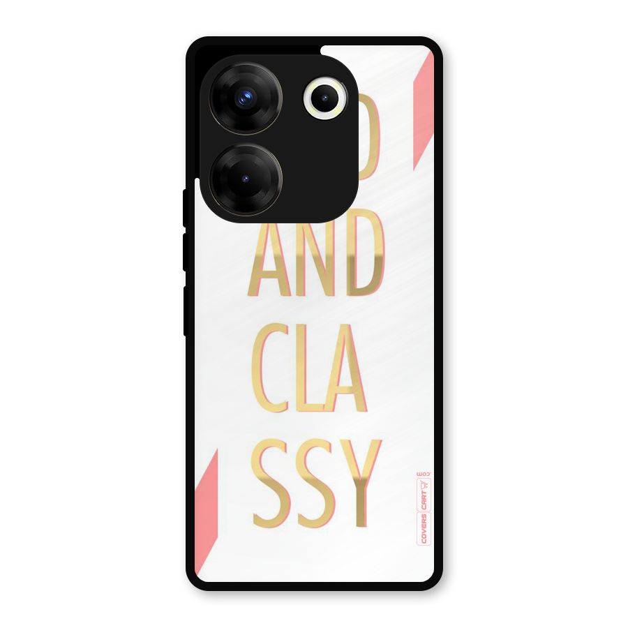 Bad And Classy Metal Back Case for Tecno Camon 20 Pro