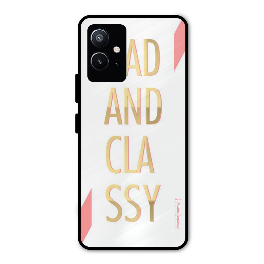 Bad And Classy Metal Back Case for Vivo T1 5G