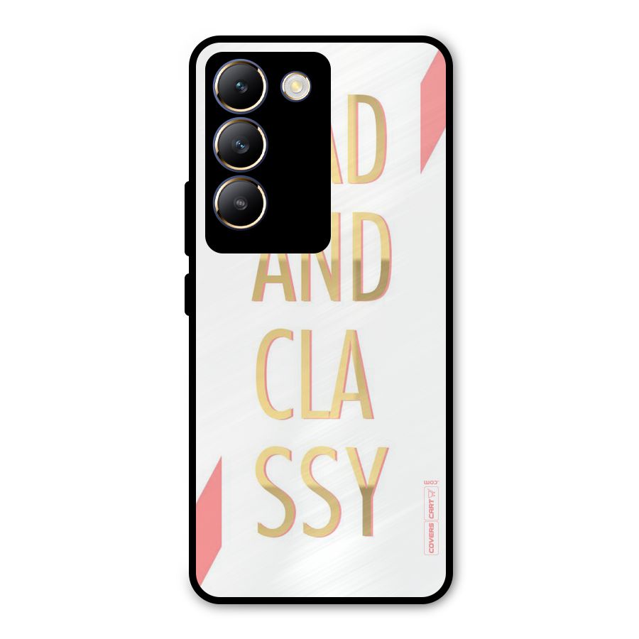 Bad And Classy Metal Back Case for Vivo T3 5G