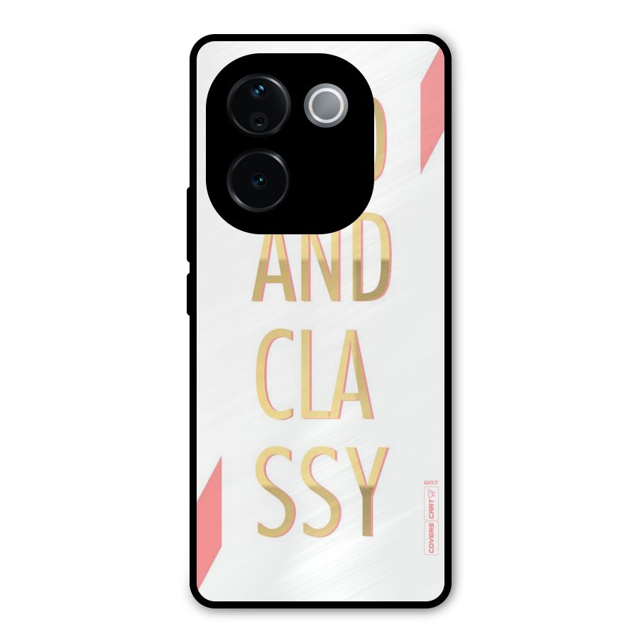 Bad And Classy Metal Back Case for Vivo T3 Pro