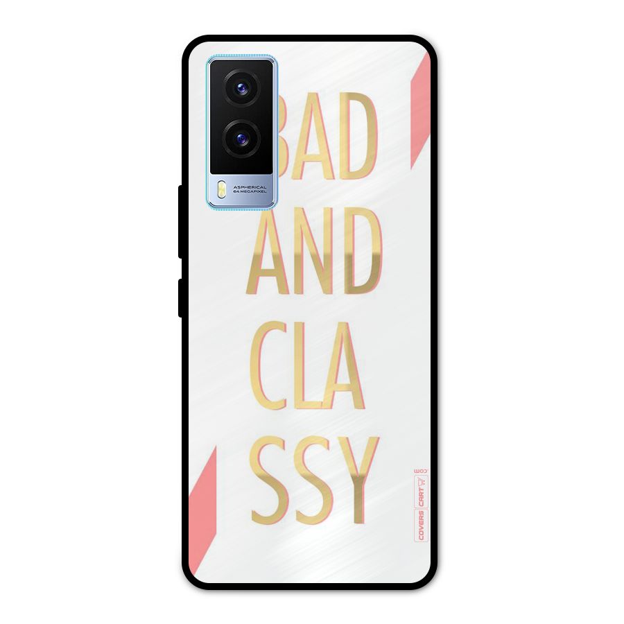 Bad And Classy Metal Back Case for Vivo V21e 5G