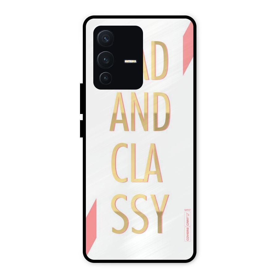 Bad And Classy Metal Back Case for Vivo V23 5G