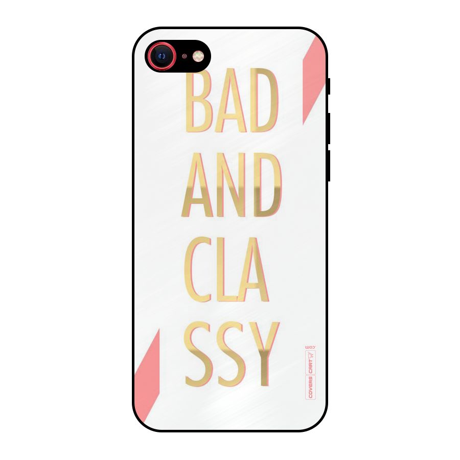 Bad And Classy Metal Back Case for iPhone SE 2020
