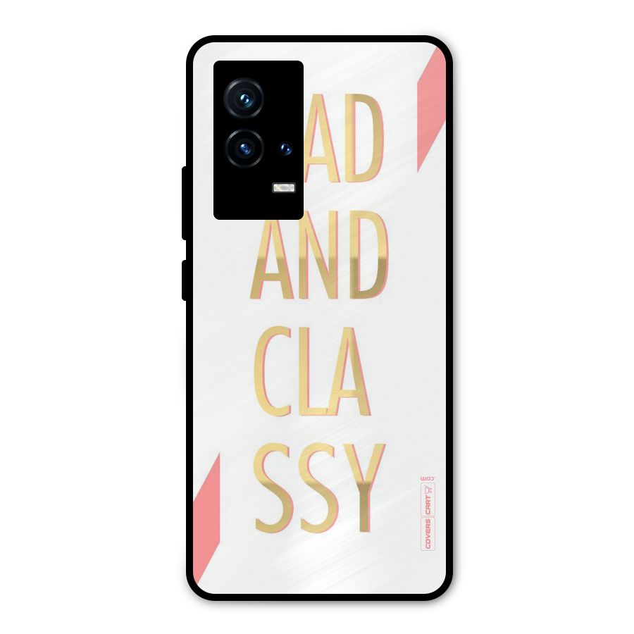 Bad And Classy Metal Back Case for iQOO 9 5G