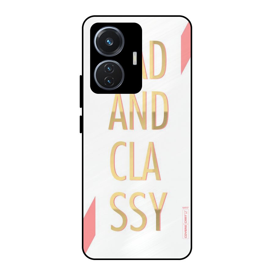 Bad And Classy Metal Back Case for iQOO Z6 44W