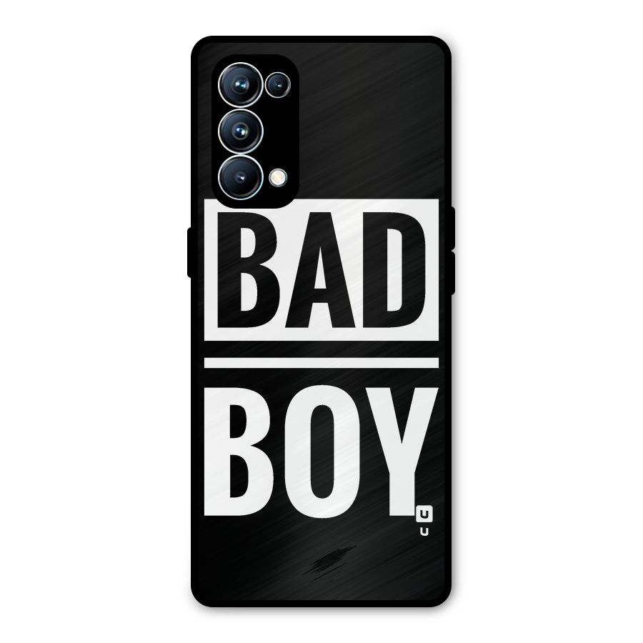 Bad Boy Metal Back Case for Oppo Reno5 Pro 5G