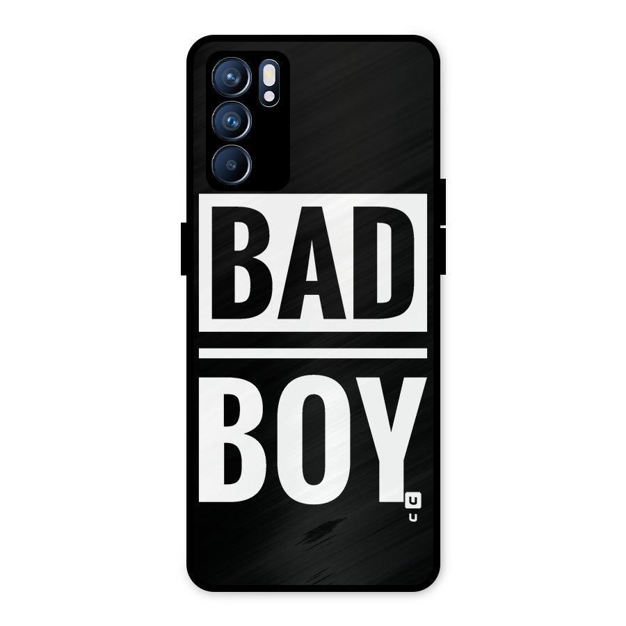 Bad Boy Metal Back Case for Oppo Reno6 5G