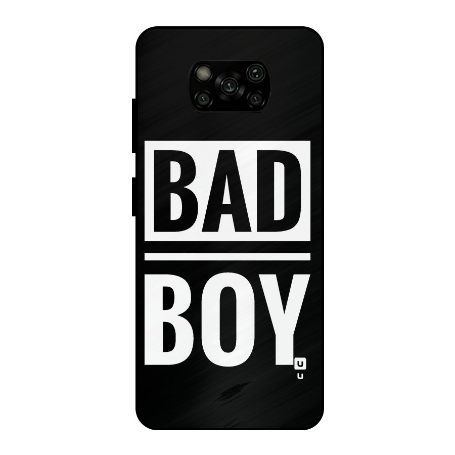 Bad Boy Metal Back Case for Poco X3