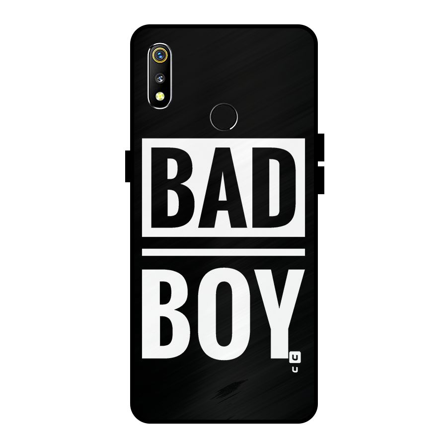 Bad Boy Metal Back Case for Realme 3