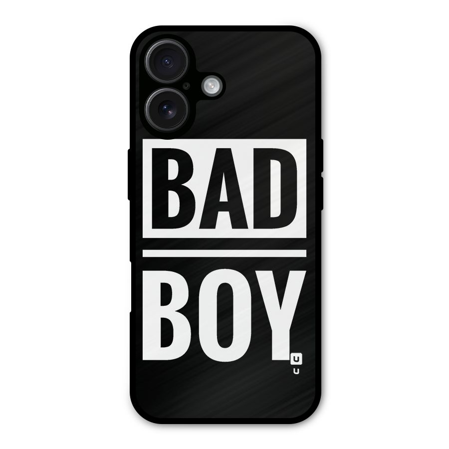 Bad Boy Metal Back Case for iPhone 16