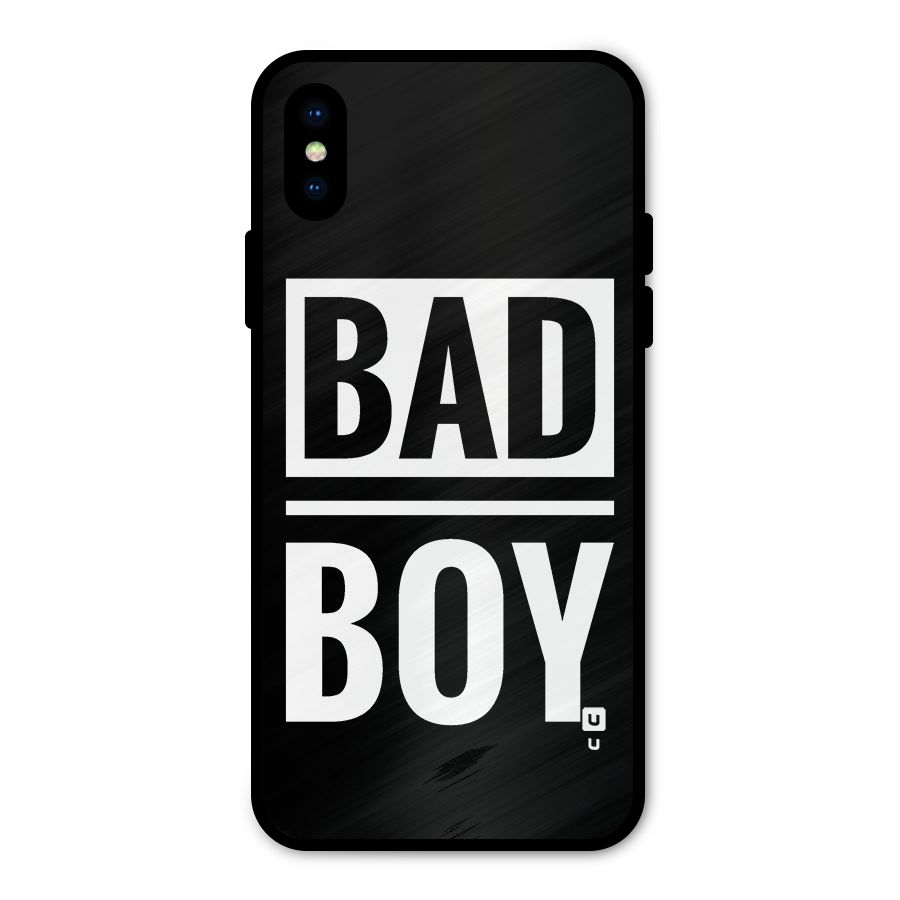 Bad Boy Metal Back Case for iPhone X