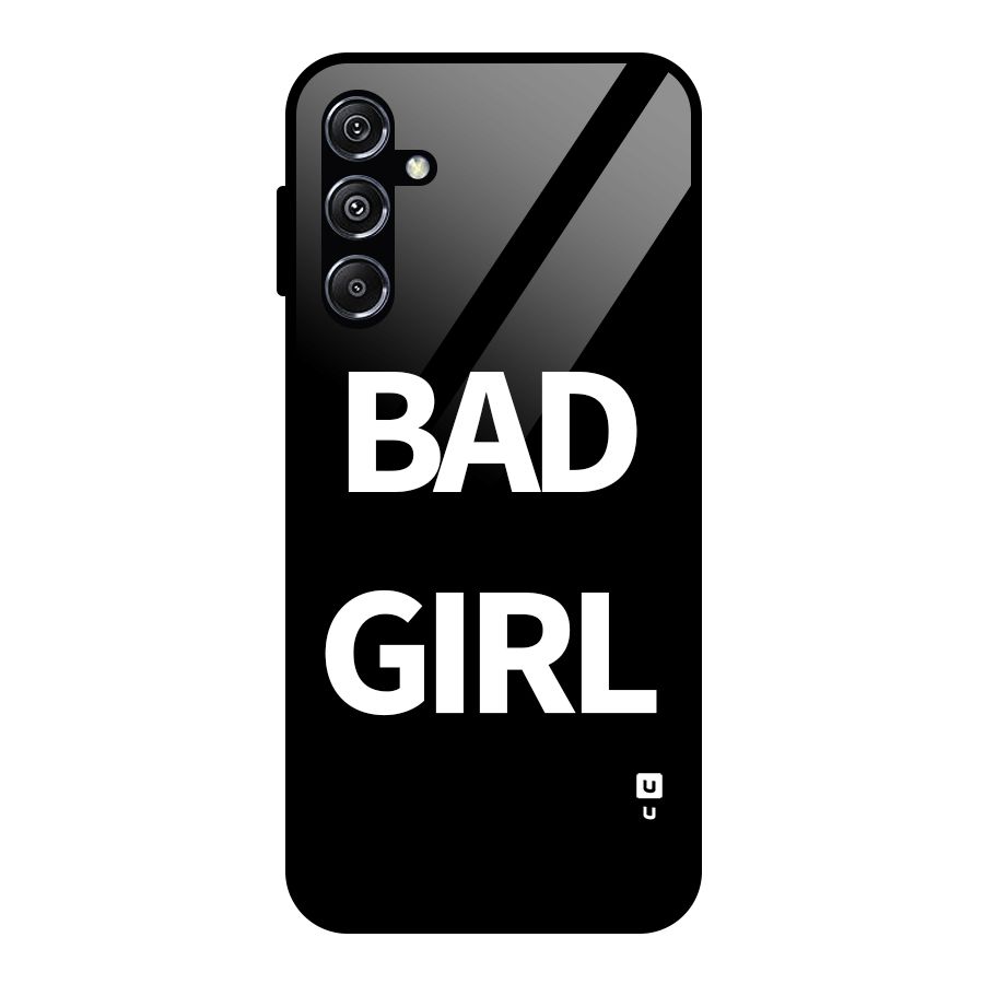 Bad Girl Attitude Glass Back Case for Galaxy M34 5G